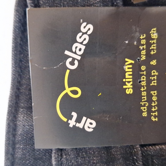 NEW! Boys' Skinny Checkered Black Jeans - art class - Picture 10 of 10